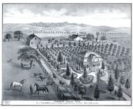 P.Hillebrant, Evergreen Avenue Farm, Santa Clara, Santa Clara County 1876